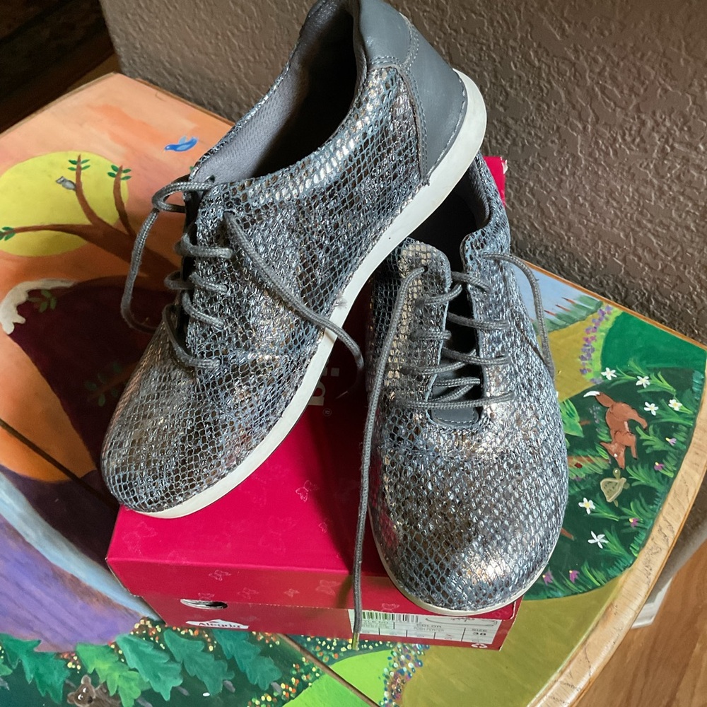 Alegria silver sneakers